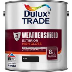 Dulux Trade Black Paint Dulux Trade Weathershield Exterior High Gloss Black