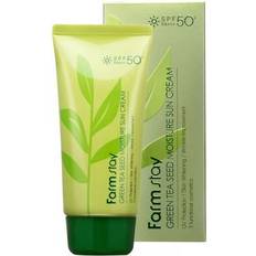 FARM STAY Green Tea Seed Moisture Sun Cream 70g Hyaluronic UV Shield Sun