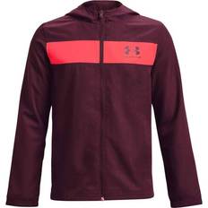 Under Armour Oberbekleidung Under Armour Sportstyle Windbreaker-Jacke Dark Maroon Beta Schwarz YXS 122 127 cm