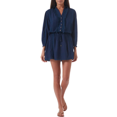 Donna - Rayon Vestiti Melissa Odabash Scarlett Cover-Up Dress - Navy