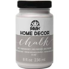 FolkArt Home Decor Chalk Paint 8oz-Parisian Gray