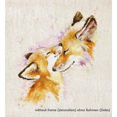 LUCAS Cross Stitch Kit Foxes