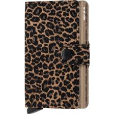 Leer Portemonnees Secrid Leo Miniwallet - Beige