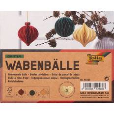 Boules en Nid d'Abeille Folia Boule Alvéolée Set 3 Boules