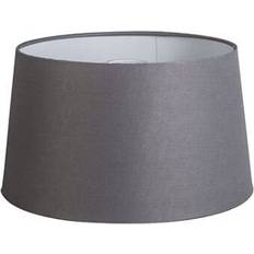 Lighting QAZQA Paralume lino grigio Lampenschirm