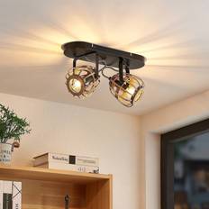 Rattan Spotlights Lindby Ceiling Lightdimmable Bominio Made of Metal Spotlight