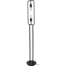 Iron Floor Lamps & Ground Lighting Lucande Tornike 2-Bulb Iron Floor Lamp