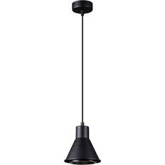 Lampade da soffitto Sollux Taleja 1 Hängelampe Schwarz GU10 Dimmbar 14x14x14 cm Lampada a Sospensione