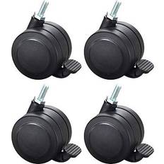 Casters on sale SAFCO AlphaBetter Hard Floor Caster, Black, 4/Pack 1211BL Black