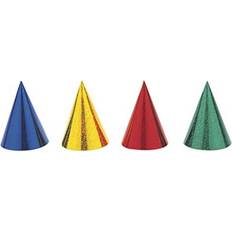 Chapeaux de fête Unique Party Prism Hats, Assorted 8ct