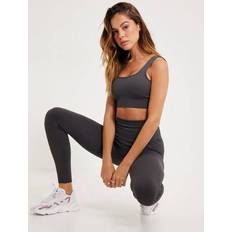 Gråa BH:ar aim'n W Ribbed Seamless Bra Nyheter Shadow Grey