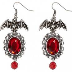 Rubis Bijoux Widmann Boucles d'Oreilles Rouges Chauve-Souris