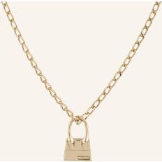 Jacquemus Mens Light Gold Le Chiquito Brass Necklace