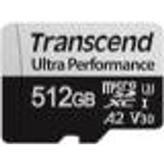 Transcend 512GB 340S microSD UHS-I U3 A2 Ultra Performance Memory Card w/Adapter