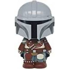 Super Heroes Interior Decorating Star Wars The Mandalorian Coin Bank - Brown/Gray One-Size