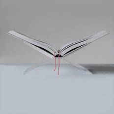 NM X Book Holder Clear Figurine