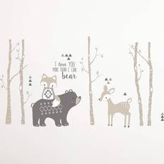 Interior Decorating Levtex Baby Woodland Scene Peel & Stick Large Decals You