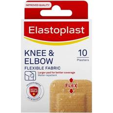 Plasters Elastoplast Knee & Elbow Flexible Fabric 10-pack