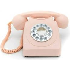 Landline Phones Gpo Retro 746 Desktop Push Button Telephone Carnation Pink