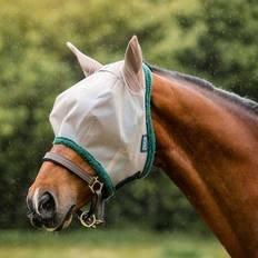 Grooming & Care on sale Amigo Máscara Anti-Moscas Horsewear Oatmeal Brown/ Green