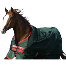 Vintertäcken Hästtäcken på rea Rambo Horseware Original Turnout Lite 0g Vert/Rouge vert