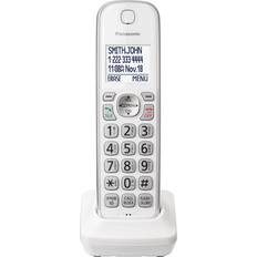 Landline Phones Panasonic Additional Cordless Phone Handset in Whi