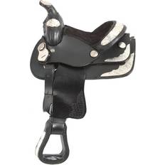 Saddles & Accessories King Series Mini Western Show Saddle Black