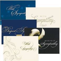 Jam Paper Sympathy Card Sets Sympathy Assortment 25/Pack