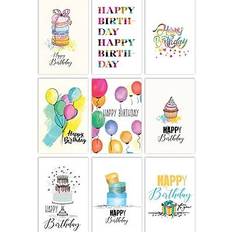 Better Office Products Greeting card 10.2 x 15.2 cm happy birthday pack of 99