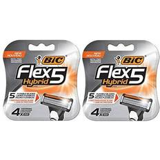 Bic Flex 5 Hybrid Disposable Razor Cartridges Refills 8 Pack