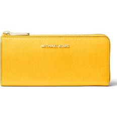 Michael Kors Yellow Wallets Michael Kors Women's Wallets Jasmine - Jasmine Yellow Jet Set Quarter-Zip Wallet