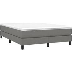 Queen box spring and bed frame vidaXL Box Spring Bed with Mattress