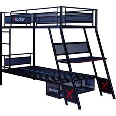 Beds & Mattresses X-Rocker Twin Twin Armada with Bunk Bed