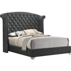 Wood Bed Frames Coaster Melody King Wingback