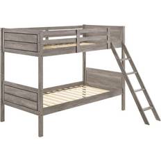 Twin Beds Coaster Furnishings Ryder Weathered Bunk Bed