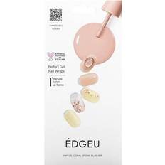 Decorazioni per Unghie & Adesivi per Unghie Edgeu Perfect Gel Nail Wrap ENP 120 Coral Stone Blusher - 23-Piece