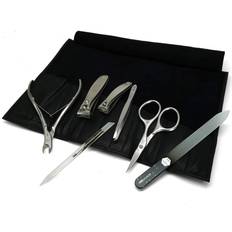 GERMANIKURE 7pc Manicure Set Leather Case FINOX Nail Care