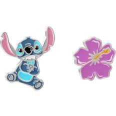 Earrings Disney women's lilo and stitch sterling silver mismatched stud earrings