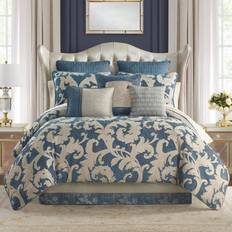 Waterford Laurent 6-Piece Comforter Set, King Colcha Azul