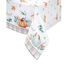 Multi Colored Tablecloths Avanti Grateful Patch 60x102 Tablecloth Beige