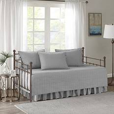 Comfort Spaces Daybed Luxe Loose Sofa Cover Gray