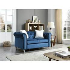 Blue Foot Stools Glory Furniture Raisa Collection Foot Stool