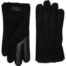 UGG Handsker & Vanter UGG Contrast Sheepskin Tech Glove for Men in Black, Medium, Shearling