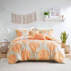 Orange Bedspreads Intelligent Design Senna Bedspread Orange (228.6x228.6)