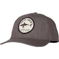 Black Caps Salty Crew Youth Heathered Charcoal Bruce Snapback Hat