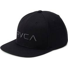 Black Caps RVCA boy's twill snapback hat black charcoal