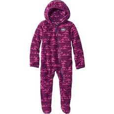 Purple Fleece Overalls Children's Clothing Infants' Fitness Fleece Bunting Plum Grape/Mountain Print 12-18 L.L.Bean