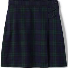 Nightwear Lands' End School Uniform Girls Slim Plaid A-line Skirt Below the Knee