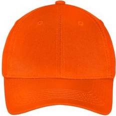 Orange Caps Children's Clothing Port & Company Youth Six Panel Twill Cap-One Orange