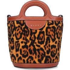 Multifarvet Bucket Bags Marni Tropicalia Skuldertaske - Brun